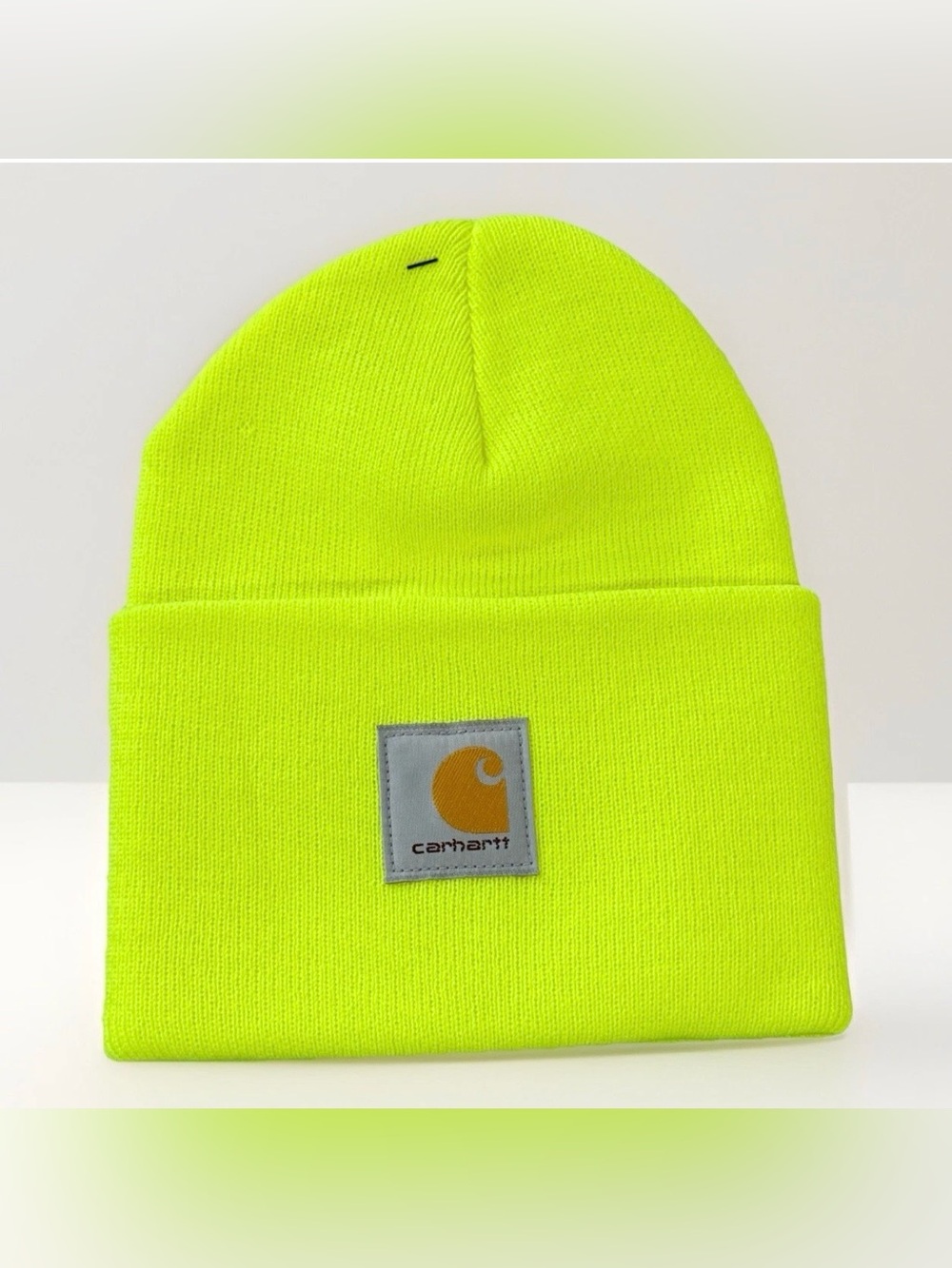 Carhartt Acrylic Knit Beanie Watch Cap A18-BLM Bright Lime NWT